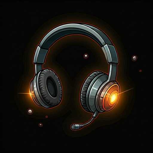 Cartoony gaming headset